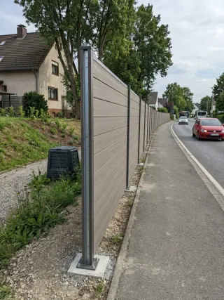 Lärmschutzzaun in Düsseldorf - fachgerechte Ausführung vor Ort