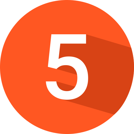 number 5 Briefkasten Zaunbefestigung